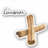 シナモンスパイスジャーのシール シール (正面)