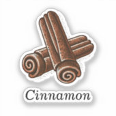 シナモンスパイススティックハーブローソンドルキャンドル体 シール (正面)