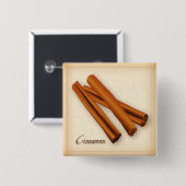 シナモンスパイスボタン 缶バッジ (正面&裏面)