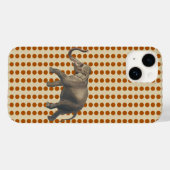 シナモンスパイスモーズドットとゾウ Case-Mate iPhoneケース (裏面 (横))