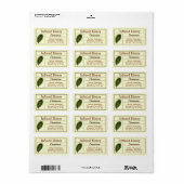 シナモンスパイス入り蜂蜜ジャー ラベル (フルシート)