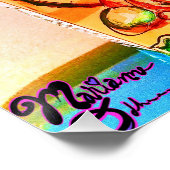 シナモンゾンビクランチアートプリント ポスター (コーナー)