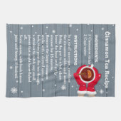 シナモンティーレシピクリスマスキッチンタオル キッチンタオル (横)