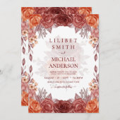 シナモンテラコッタ秋フローラボタニカル結婚ズ (正面/裏面)