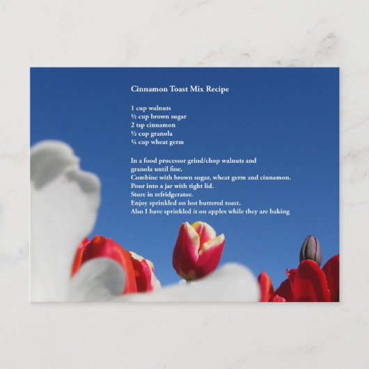 シナモントーストはがき ポストカード (正面)