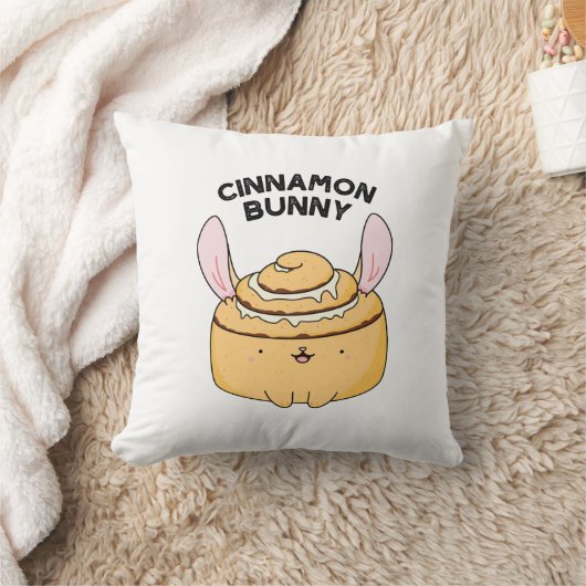 シナモンバニーおもしろいシナモンバンプン クッション (ブランケット)