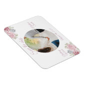 シナモンバラは日付の結婚磁石を保存する マグネット (右側)