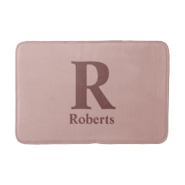 シナモンバライニシャル/最初/ファミリ名 バスマット