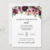 シナモンバラ結婚式招待状 招待状 (正面)