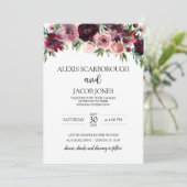 シナモンバラ結婚式招待状 招待状 (スタンド正面)