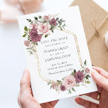 シナモンバラ赤面フローラグリーナリーボホ結婚ズ セーブザデート<br><div class="desc">このボホエレガントウエディングは、繊細なシナモンのバラと赤面ピンクの花の柔らかく繊細な魅力を特徴とし、緑豊かな装飾が施された。詳細で簡単かつ迅速にパーソナライズし、単にitボタンを押すだけでカスタマイズ、文字のスタイルと配置をさらに再配置し、フォーマットする。ハッピーキャットスタジオ</div>