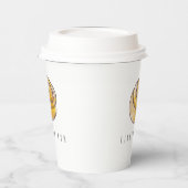 シナモンバンシナモンコー転がヒーフィカ 紙コップ (左)