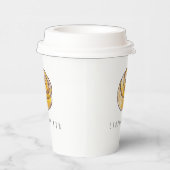 シナモンバンシナモンコー転がヒーフィカ 紙コップ (右)