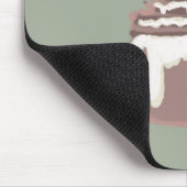 シナモンバンデザートハンドドロードアート マウスパッド (コーナー)