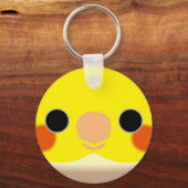 シナモンピエッドCockatiel キーホルダー (正面)