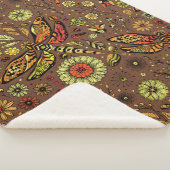 シナモンブラウンのフライ シェルパブランケット (3/4)