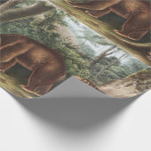 シナモンベア(Ursus Americanus var.シナモン) ラッピングペーパー (角)