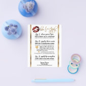 シナモンレッドグリッターリップインストラクション2 チラシ (シングル)