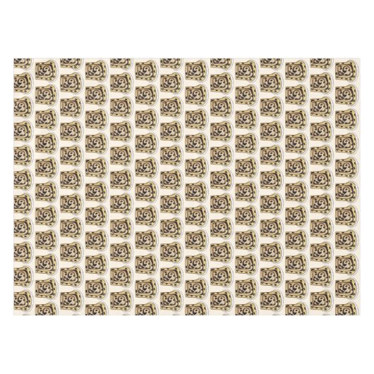 シナモンレーズンブレッドローフブランチブレックファーストトースト テーブルクロス (正面(横))