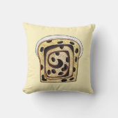 シナモンレーズンブレッドローフベーキング製パン クッション (正面)