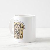 シナモンレーズンブレッドローフベーキング製パン コーヒーマグカップ (正面左)