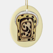 シナモンレーズンブレッドローフベーキング製パン セラミックオーナメント (右)