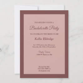 シナモンローズフレームドベアトリス パーティー招待状 招待状