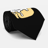 シナモンロールの漫画の食糧白黒モダン ネクタイ (ロール)