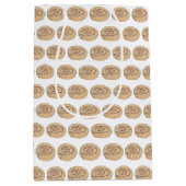 シナモンロールパン ペストリー 焼き菓子 焼き売り ミディアムペーパーバッグ (正面)