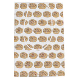 シナモンロールパン ペストリー 焼き菓子 焼き売り ミディアムペーパーバッグ