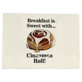 シナモンロール スイートパン ペーストリー ラージペーパーバッグ (裏面)