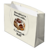 シナモンロール スイートパン ペーストリー ラージペーパーバッグ (裏面アングル)