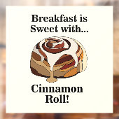 シナモンロール スイート バン レストラン ウィンドウサイン (シート2)
