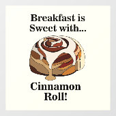シナモンロール スイート バン レストラン ウィンドウサイン (シート)