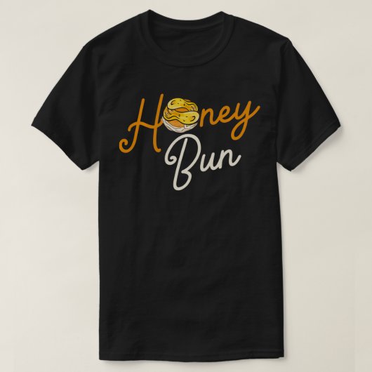 シナモン愛好家のためのハニーバン転がデザイン Tシャツ (デザイン正面)