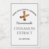 シナモン抽出ラベル ワインラベル (シングルラベル)