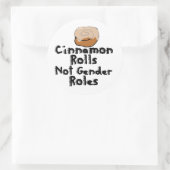 シナモン転がは性別役割ではない ラウンドシール (バッグ)