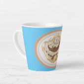 シナモン転がガーイラストレーション カフェラテマグ (左アングル)