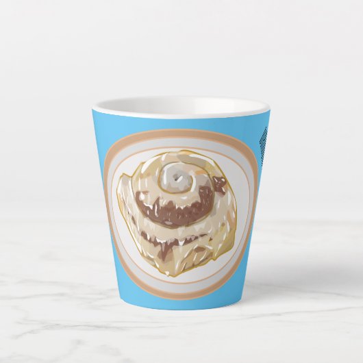 シナモン転がガーイラストレーション カフェラテマグ (正面)