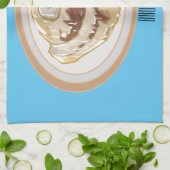 シナモン転がガーイラストレーション キッチンタオル (折り畳み)