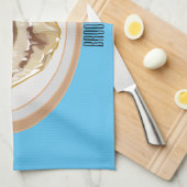 シナモン転がガーイラストレーション キッチンタオル (四つ折り)