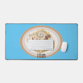 シナモン転がガーイラストレーション デスクマット (キーボード&マウス)