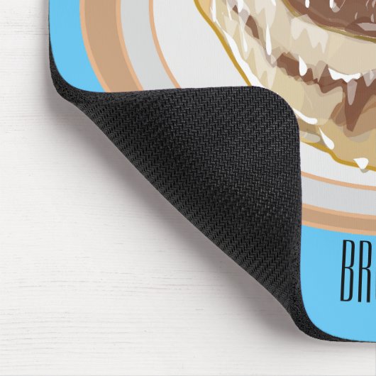 シナモン転がガーイラストレーション マウスパッド (コーナー)