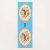 シナモン転がガーイラストレーション ヨガマット (裏面)