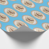 シナモン転がガーイラストレーション ラッピングペーパー (角)