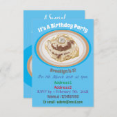 シナモン転がガーイラストレーション 招待状 (正面/裏面)