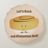 シナモン転がキャラクター|丸枕 ラウンドクッション (裏面)