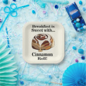 シナモン転がスイーツバンブレックファストパーティー ペーパープレート (パーティー)