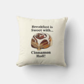 シナモン転がスイーツバンブレックファーストレストラン クッション (正面)