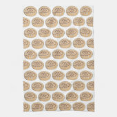 シナモン転がバンペストリーベーカリーブレックファーストフード キッチンタオル (縦)